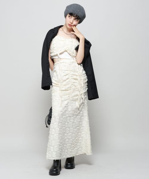 PAGEBOY（ページボーイ）の「ハイウエストビスチェSET（ワンピース/ドレス・アイボリー06/ブラック09・F）」の3枚目の写真