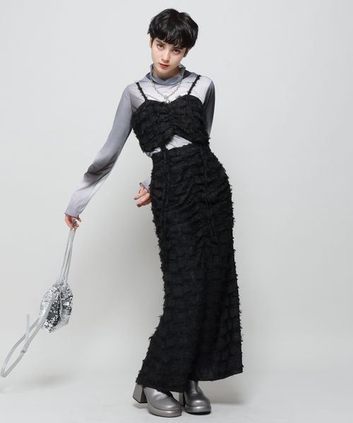 PAGEBOY（ページボーイ）の「ハイウエストビスチェSET（ワンピース/ドレス・アイボリー06/ブラック09・F）」の13枚目の写真