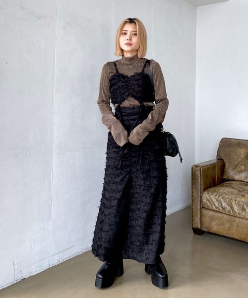 PAGEBOY（ページボーイ）の「ハイウエストビスチェSET（ワンピース/ドレス・アイボリー06/ブラック09・F）」の19枚目の写真