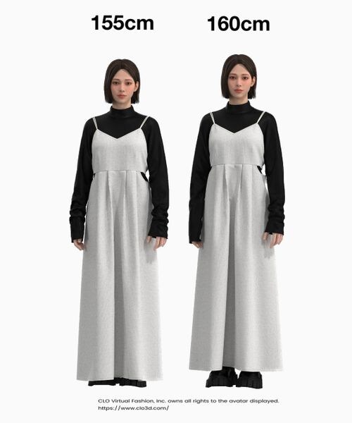yページ ワンピース2着 ワンピースベーシックギャザーフレアコットンキャミワンピース