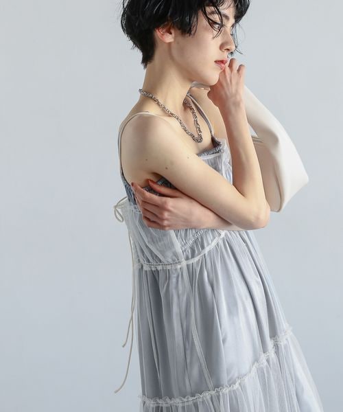 PAGEBOY(ページボーイ)の「チュールレイヤードSETワンピース PAGEBOY(ページボーイ)の「チュールレイヤードSETワンピース