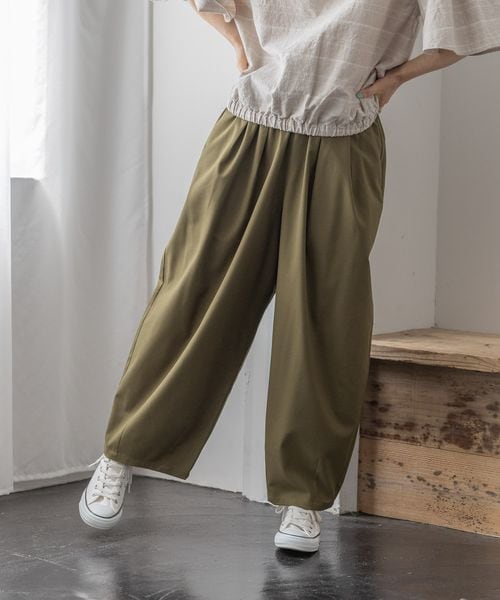 スタジオクリップ　バルーンキュロットパンツ