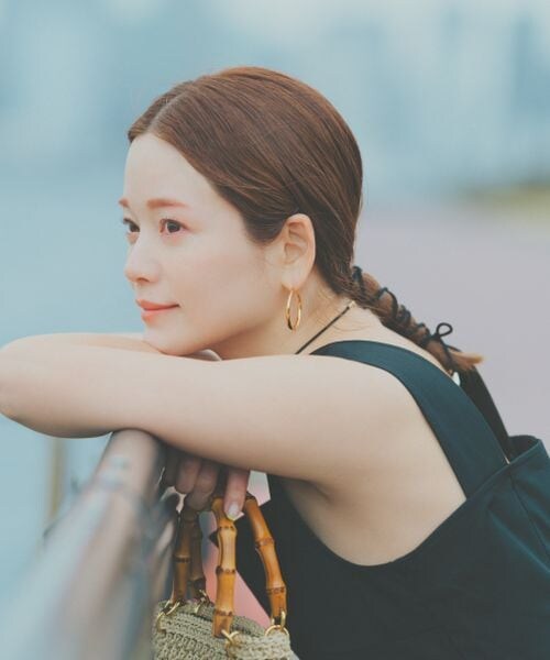 GLOBAL WORK（グローバルワーク）の「高山直子さんコラボ/タックパンツ