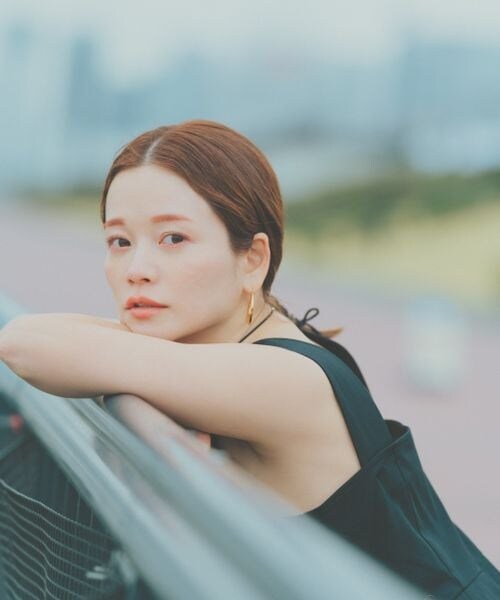 GLOBAL WORK（グローバルワーク）の「高山直子さんコラボ/タックパンツ