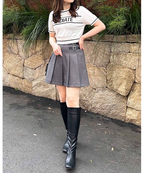 INGNI（イング）の「【秋の新作】【WEB先行】ヒールロングブーツ（その他・レディース・ｸﾛ・M/L）」の4枚目の写真