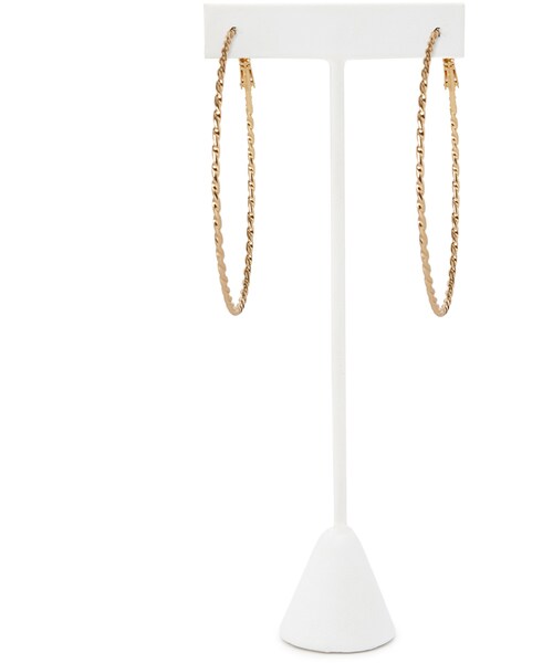 FOREVER 21(フォーエバー トゥエンティーワン)の「FOREVER 21 Twisted Hoop Earrings(ピアス(両耳用)・レディース・Gold・One size)」の2枚目の写真