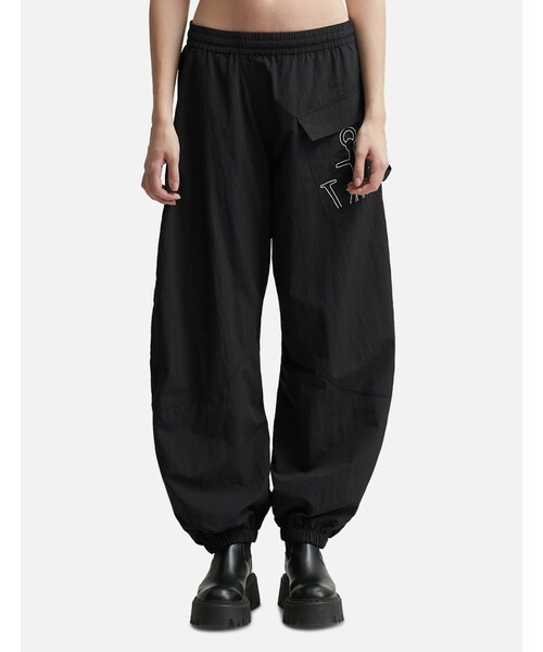 Anchor Logo Embroidered Twisted Joggers