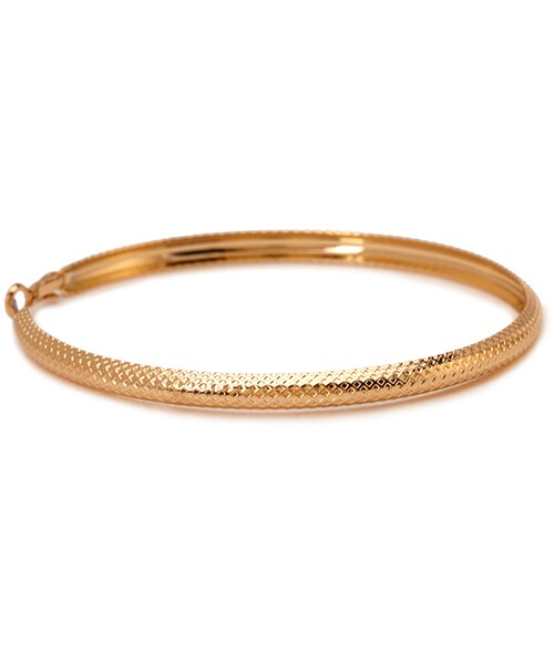 FOREVER 21（フォーエバー トゥエンティーワン）の「FOREVER 21 Street-Chic Etched Hoops（ピアス（両耳用）・レディース・Gold・One size）」の2枚目の写真