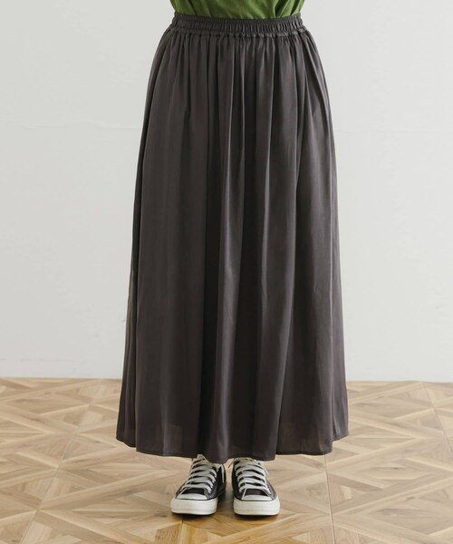 URBAN RESEARCH（アーバンリサーチ）の「ラップギャザースカーチョ（パンツ・レディース・CHARCOAL/L.KHAKI/CAMEL・FREE）」の11枚目の写真