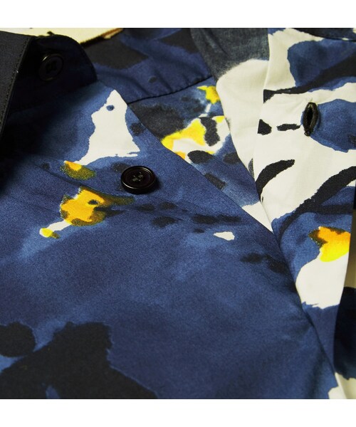 MARNI(マルニ)の「Marni Floral-Print Cotton-Poplin Shirt(シャツ/ブラウス・メンズ・Blue・IT 48 (UK/US 15.5)/IT 54 (UK/US 17)/IT 46 (UK/US 15)/IT 52 (UK/US 16.5)/IT 50 (UK/US 16))」の7枚目の写真