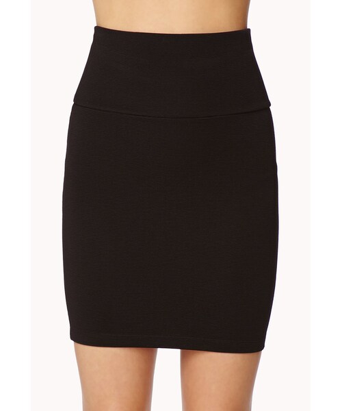 Forever 21,FOREVER 21 Ribbed Bodycon Skirt WEAR