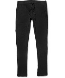 Ann DEMEULEMEESTER | Ann Demeulemeester Tapered Cotton-Jersey Sweatpants(その他パンツ)