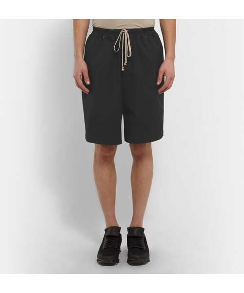 Rick Owens(リックオウエンス)の「Rick Owens Cotton-Blend Shorts(その他パンツ・メンズ・Black・IT 52/IT 46/IT 48/IT 50/IT 54)」の2枚目の写真