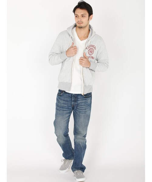 BEAVER（ビーバー）の「ZipHoodedSweatshirts（トップス・メンズ・GREY/BLUE・M/L）」の8枚目の写真