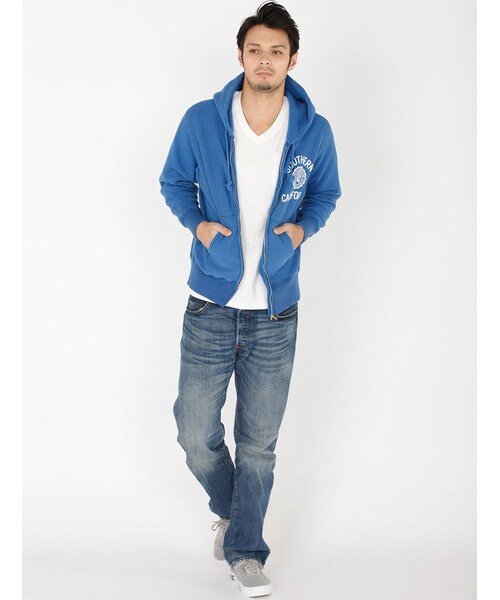 BEAVER（ビーバー）の「ZipHoodedSweatshirts（トップス・メンズ・GREY/BLUE・M/L）」の16枚目の写真