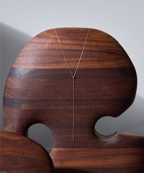 【GALLARDAGALANTE】　K10YG Y字スライドネックレス GALLARDAGALANTE】 K10YG Y字スライドネックレス GALLARDAGALANTE（ガ