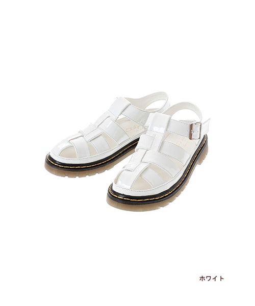 w closet(ダブルクローゼット)の「グラディエーターサンダル(シューズ・レディース・ブラック/ホワイト・M/L)」の2枚目の写真