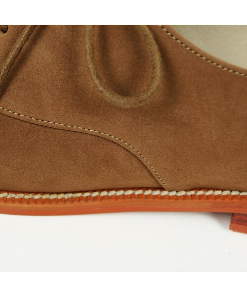 ORiental TRaffic（オリエンタルトラフィック）の「ヌバックレースアップシューズ（シューズ・レディース・ブラウン/ネイビー/ホワイト・S/M/L/LL）」の9枚目の写真