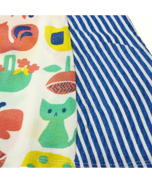 Petit jam（プチジャム）の「3色3柄チュニック（ワンピース/ドレス・キッズ・ブルー/サーモンピンク/イエロー・80/90/95/100/110/120/130）」の10枚目の写真