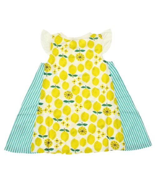 Petit jam（プチジャム）の「3色3柄チュニック（ワンピース/ドレス・キッズ・ブルー/サーモンピンク/イエロー・80/90/95/100/110/120/130）」の8枚目の写真