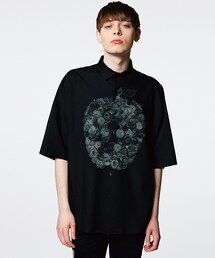 SHAREEF（シャリーフ）の「APPLE OF TIME S/S BIG SHIRTS BLK 5