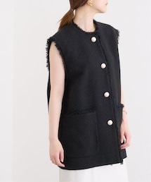 IENA | 《予約》ツイードジレ(ジャケット/アウター)