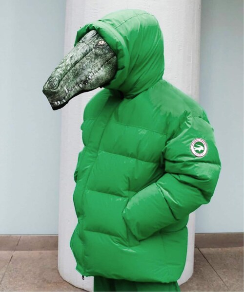 WISM（ウィズム）の「ANIMAL TRIM PUFFER JACKET（ジャケット/アウター・ブラック/(001)/M/残り1点/L）」の2枚目の写真