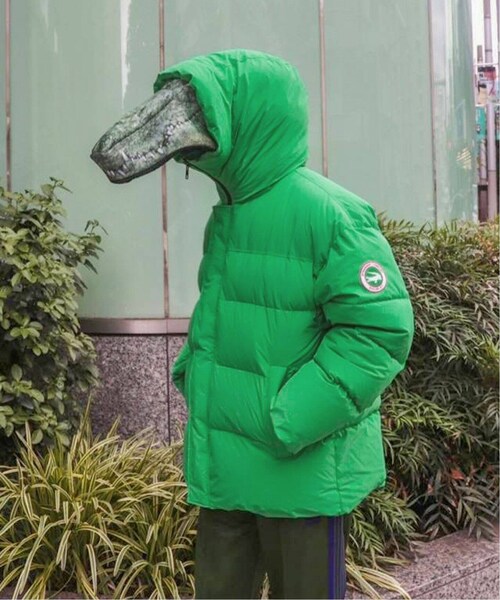 WISM（ウィズム）の「ANIMAL TRIM PUFFER JACKET（ジャケット/アウター・ブラック/(001)/M/残り1点/L）」の6枚目の写真