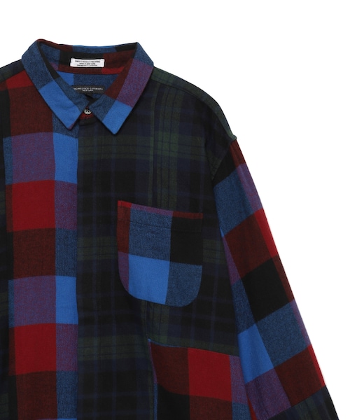 Engineered Garments（エンジニアードガーメンツ）の「Combo Short Collar Shirt（トップス・メンズ・BLUE/73・XS/S/M）」の4枚目の写真