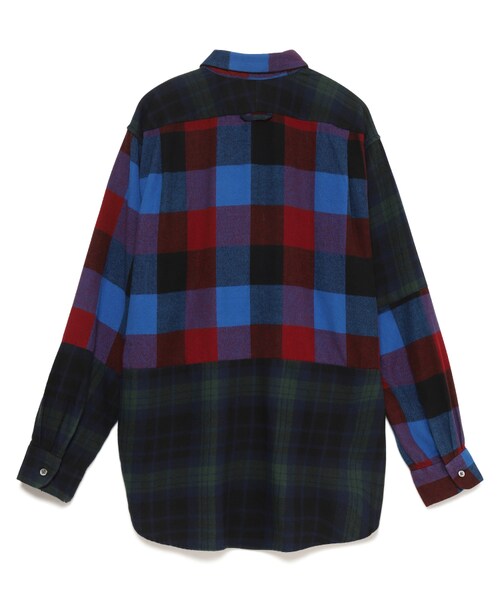 Engineered Garments（エンジニアードガーメンツ）の「Combo Short Collar Shirt（トップス・メンズ・BLUE/73・XS/S/M）」の2枚目の写真