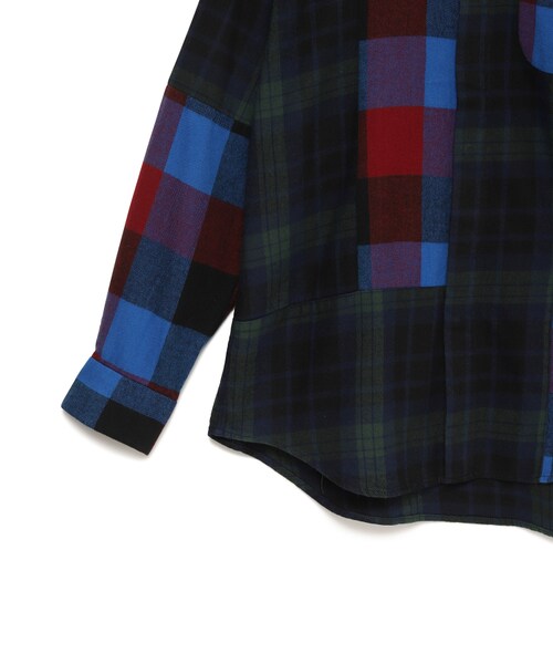 Engineered Garments（エンジニアードガーメンツ）の「Combo Short Collar Shirt（トップス・メンズ・BLUE/73・XS/S/M）」の6枚目の写真