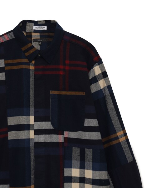 Engineered Garments（エンジニアードガーメンツ）の「Combo Short Collar Shirt（トップス・メンズ・NAVY/40・XS/S/M）」の4枚目の写真