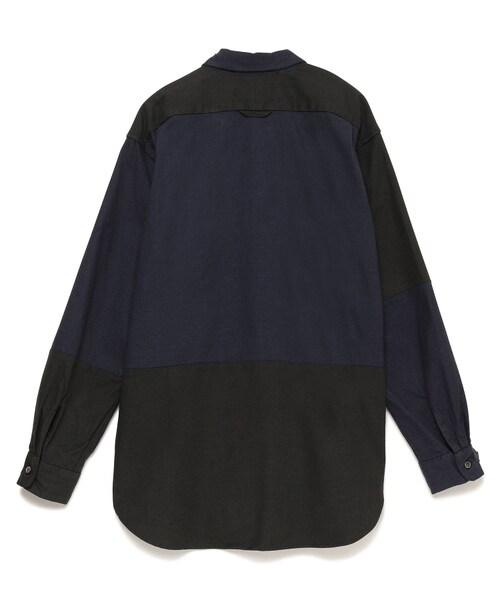 Engineered Garments（エンジニアードガーメンツ）の「Combo Short Collar Shirt（トップス・メンズ・NAVY/40・XS/S/M）」の2枚目の写真