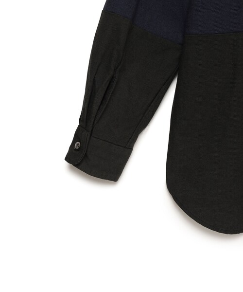 Engineered Garments（エンジニアードガーメンツ）の「Combo Short Collar Shirt（トップス・メンズ・NAVY/40・XS/S/M）」の6枚目の写真