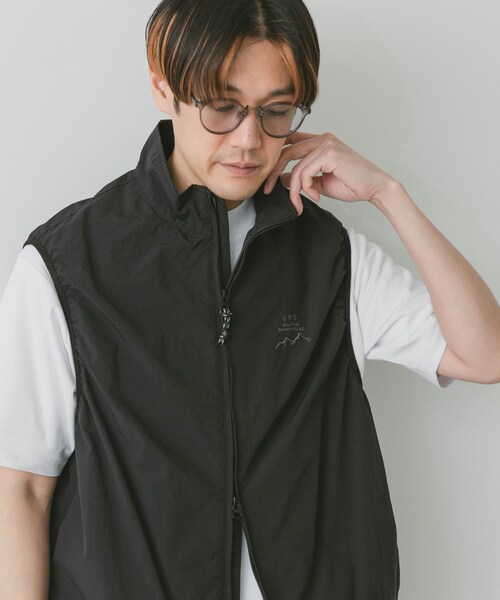 URBAN RESEARCH DOORS（アーバンリサーチドアーズ）の「『セットアップ対応』URDリップストップナイロンベスト（ジャケット/アウター・メンズ・TAUPE/BLACK/NAVY・M/L）」の10枚目の写真