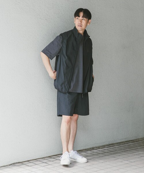 URBAN RESEARCH DOORS（アーバンリサーチドアーズ）の「『セットアップ対応』URDリップストップナイロンベスト（ジャケット/アウター・メンズ・TAUPE/BLACK/NAVY・M/L）」の8枚目の写真