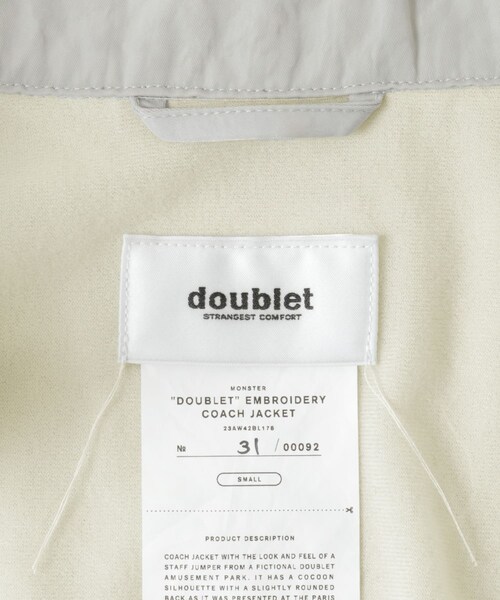 doublet(ダブレット)の「doublet DOUBLAND EMB COACH JACKET(ジャケット/アウター・メンズ・PINK/BLACK/GREY・S/M)」の16枚目の写真