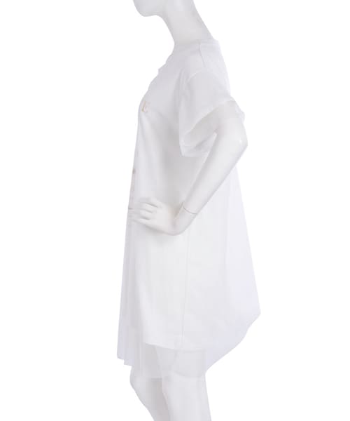 jouetie（ジュエティ）の「オーバーチュールTワンピース（ワンピース/ドレス・レディース・オフホワイト/グレー/ブラック）」の6枚目の写真