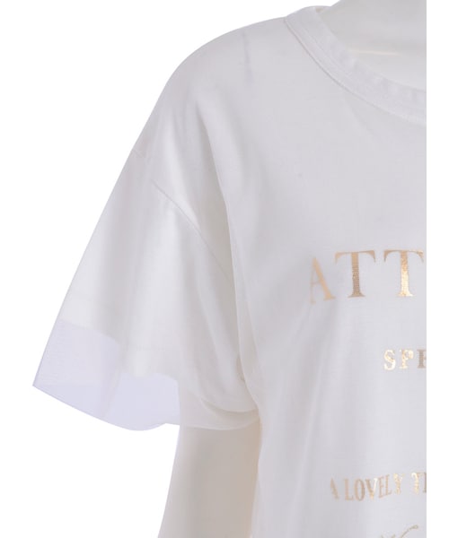 jouetie（ジュエティ）の「オーバーチュールTワンピース（ワンピース/ドレス・レディース・オフホワイト/グレー/ブラック）」の9枚目の写真