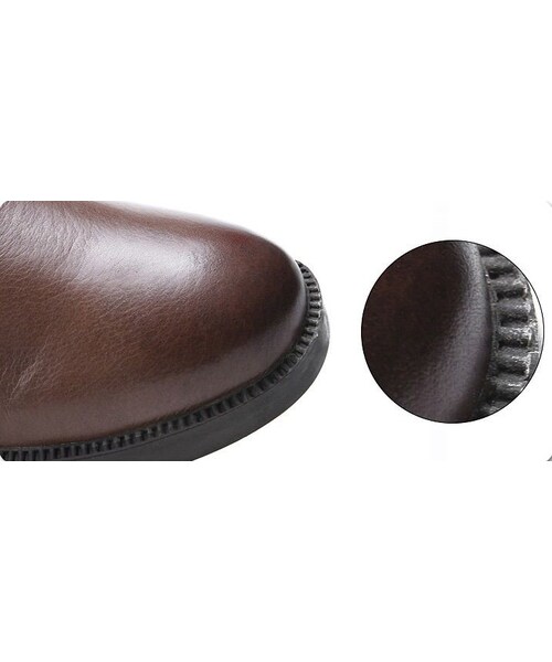 STORES.jp（ストアーズドットジェーピー）の「★本革エンジニアブーツ★武骨×クール★ブラック【送料無料】（スタジャン・メンズ・その他）」の8枚目の写真