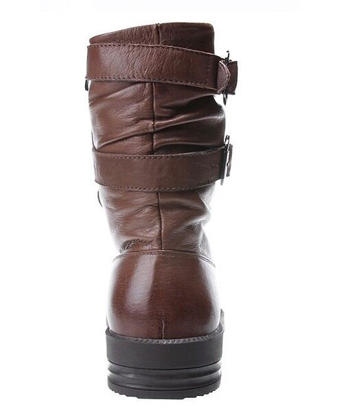 STORES.jp（ストアーズドットジェーピー）の「★本革エンジニアブーツ★武骨×クール★ブラック【送料無料】（スタジャン・メンズ・その他）」の5枚目の写真