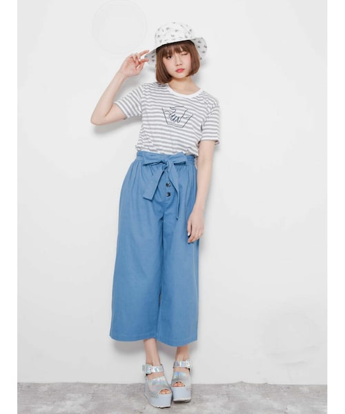 merry jenny（メリージェニー）の「リボンワイドパンツ（）」 - WEAR
