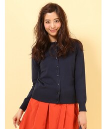 Rouge vif la cle | 丸首カーディガン【AneCan2015年03月号P.128掲載】(トップス)