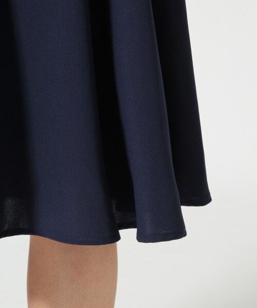 LOWRYS FARM（ローリーズファーム）の「カラーフレアミモレスカート（スカート・レディース・オフ/ピンク/ブルー/ネイビー・Ｆ）」の8枚目の写真