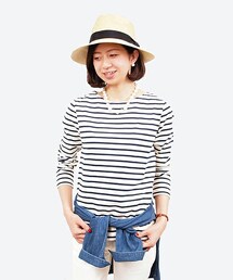 FREDY&GLOSTER | 【mina掲載】度詰ボーダーロングスリーブP/O(Tシャツ/カットソー)