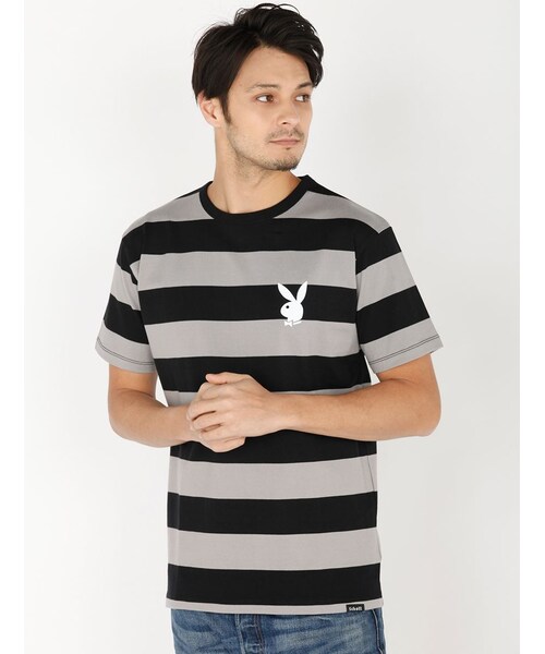 schott（ショット）の「SCH-W.O.BORDER T PLA（トップス・BLACK/GREY/D/GREY/INDIGO・S/M/L/XL）」の17枚目の写真