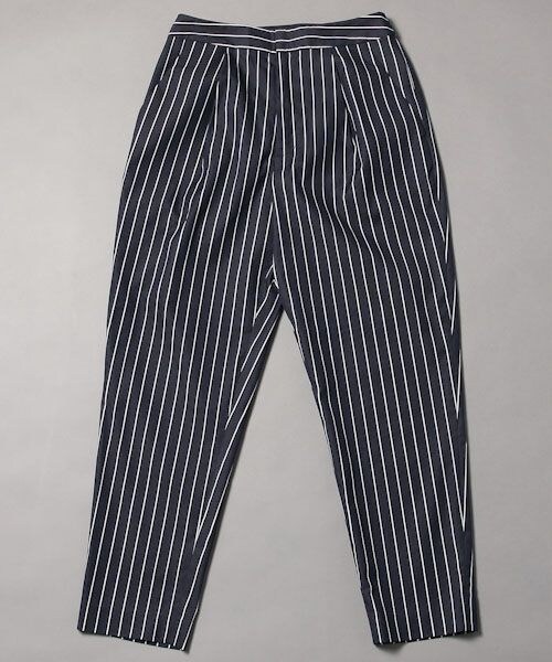 Andemiu（アンデミュウ）の「【WEB先行予約】ストライプテーパードパンツ（パンツ・レディース・ホワイト/ネイビー・S/M）」の5枚目の写真