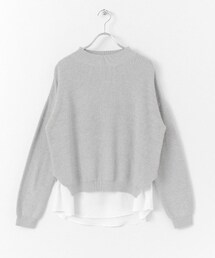 KBF | レイヤードニットプルオーバー(トップス)