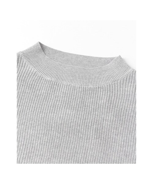 KBF（ケイビーエフ）の「レイヤードニットプルオーバー（トップス・レディース・TOPGRAY/IVORY/NAVY・one）」の10枚目の写真