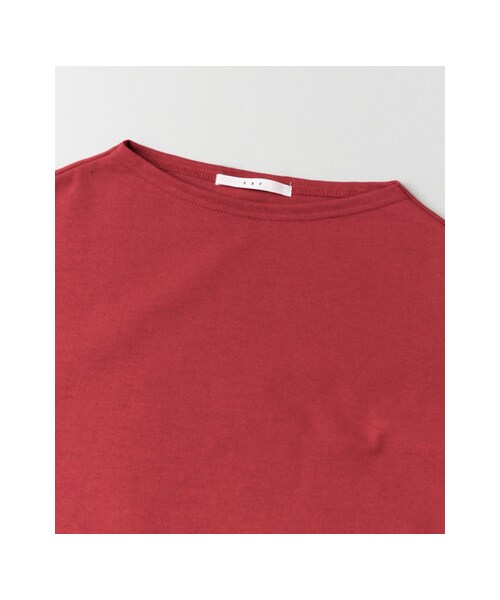 KBF(ケイビーエフ)の「ボトルネックTシャツ(トップス・レディース・OFF/GRAY/RED/NAVY・one)」の11枚目の写真